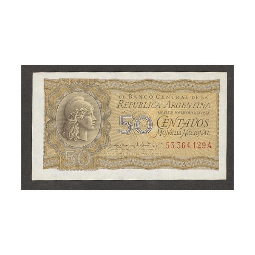 Urlanumis Arjantin 50 Centavos 1947 Banknot Çil Oto Boyaları Fiyatı