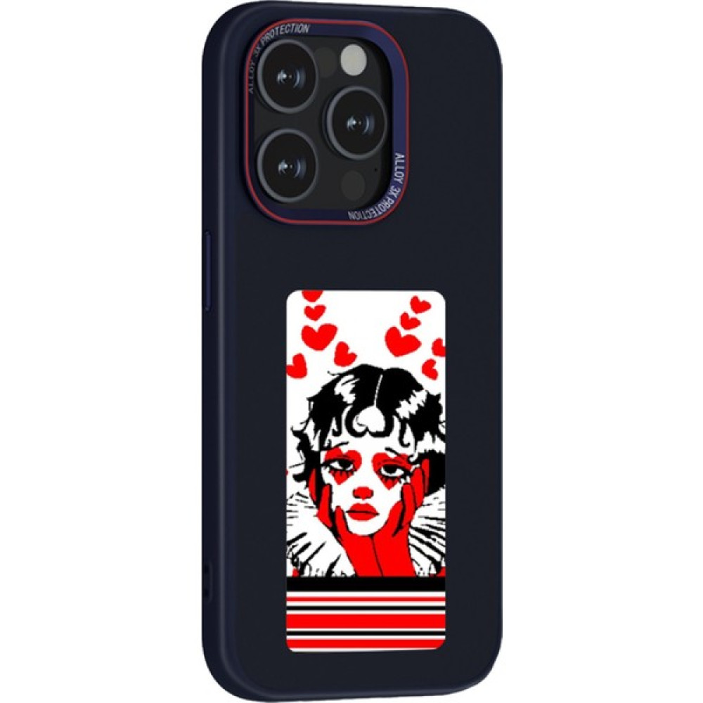 Urr iPhone 15 Pro Nfc Smart Case Akıllı Kapak - Lacivert Cep Telefonu Kılıfı Fiyatı