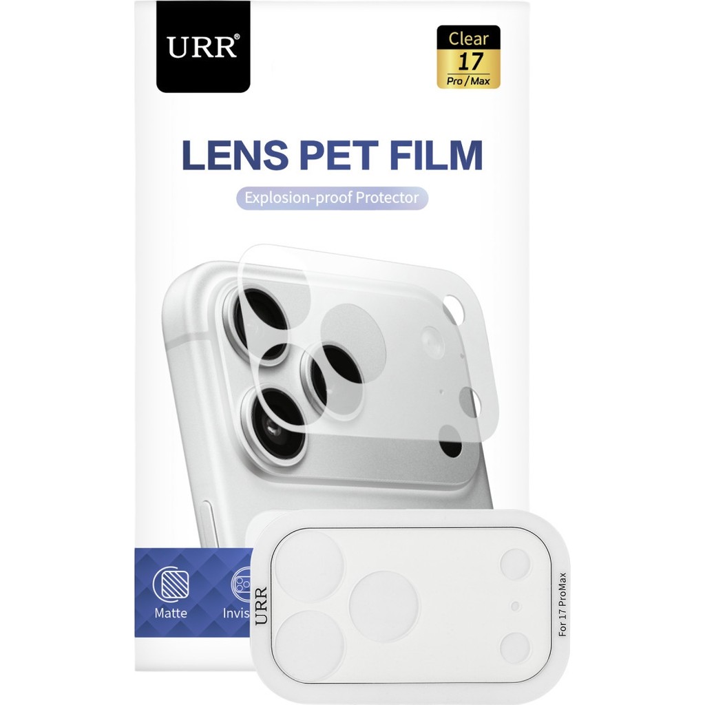 Urr iPhone 17 Pro Kamera Lens Koruyucu Pet Film - Şeffaf Cep Telefonu Fiyatı