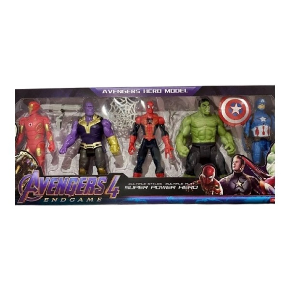 Ürün Sarayı Avengers Süper Kahramanlar 15 cm Figür Seti 5li - Renkli Oyuncak Fiyatı