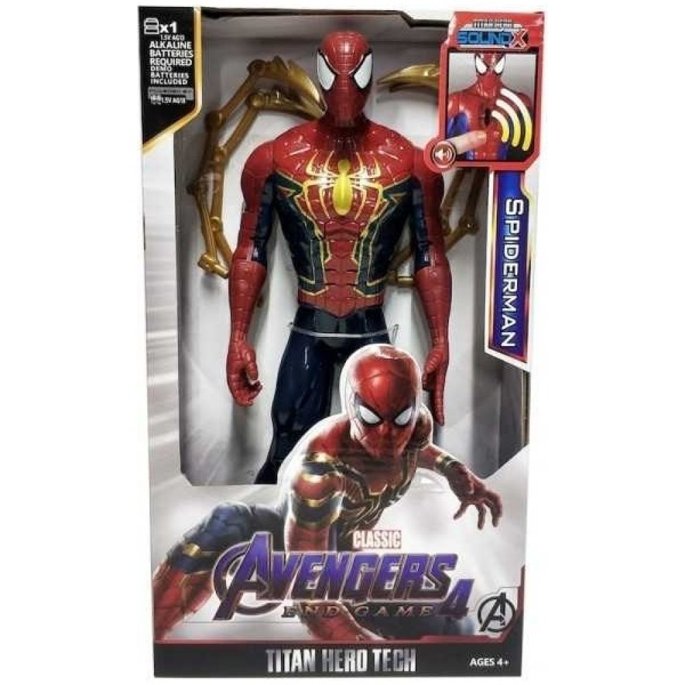 Ürün Sarayı Spiderman (Örümcek Adam) Avengers Sesli Işıklı Aksiyon Figür Oyuncak 30 cm Oyuncak Fiyatı