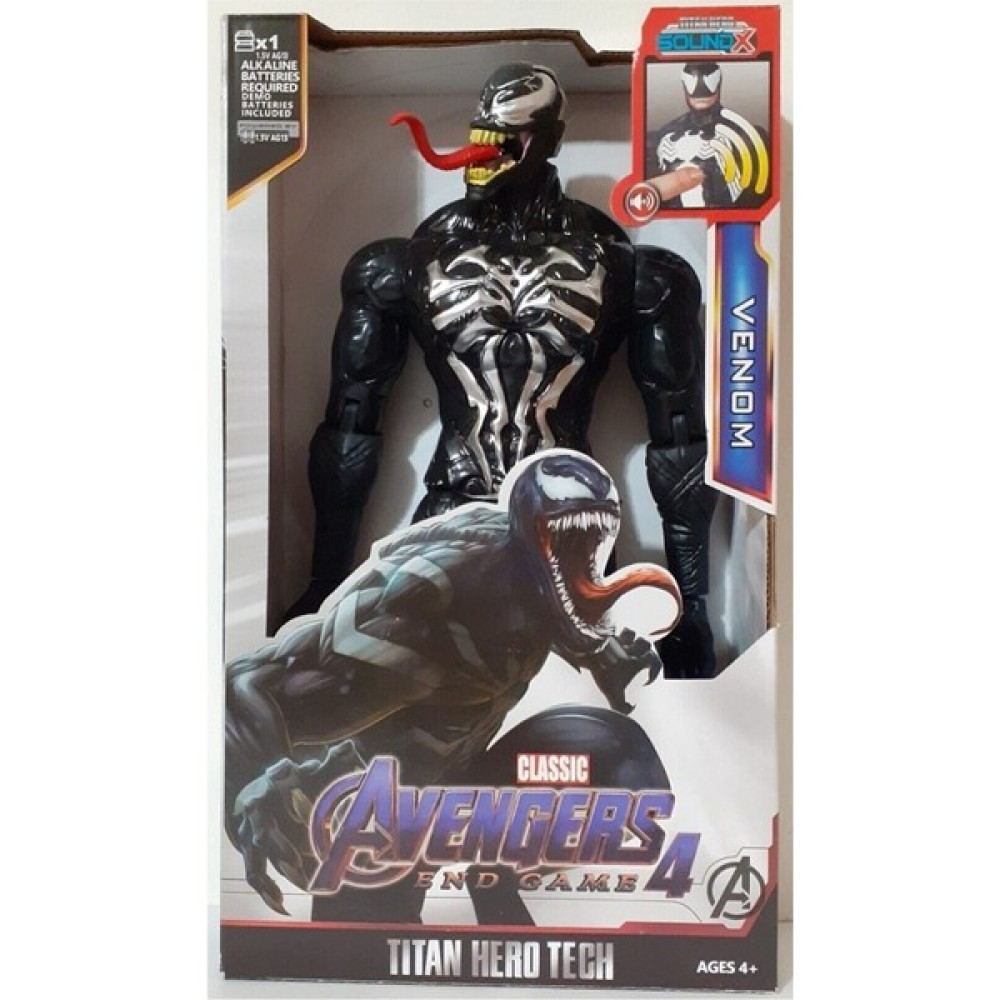 Ürün Sarayı Venom 30 cm Figür Oyuncak Sesli Işıklı Avengers Figür - Renkli Oto Boyaları Fiyatı