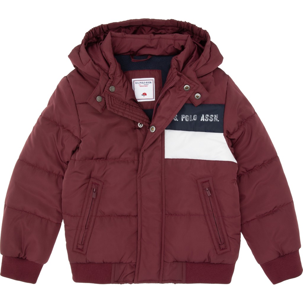 U.s. Polo Assn. Erkek Çocuk Bordo Mont 50312096-VR014 Erkek Çocuk Mont Fiyatı