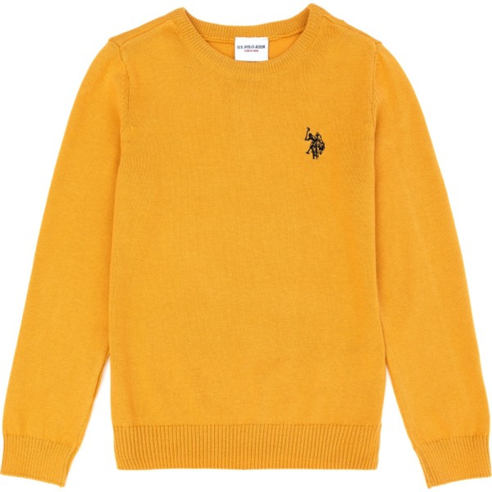 U.S. Polo Assn. Erkek Çocuk Hardal Triko Kazak 50275846-VR072 Erkek Çocuk Kazak & Süveter & Triko Fiyatı