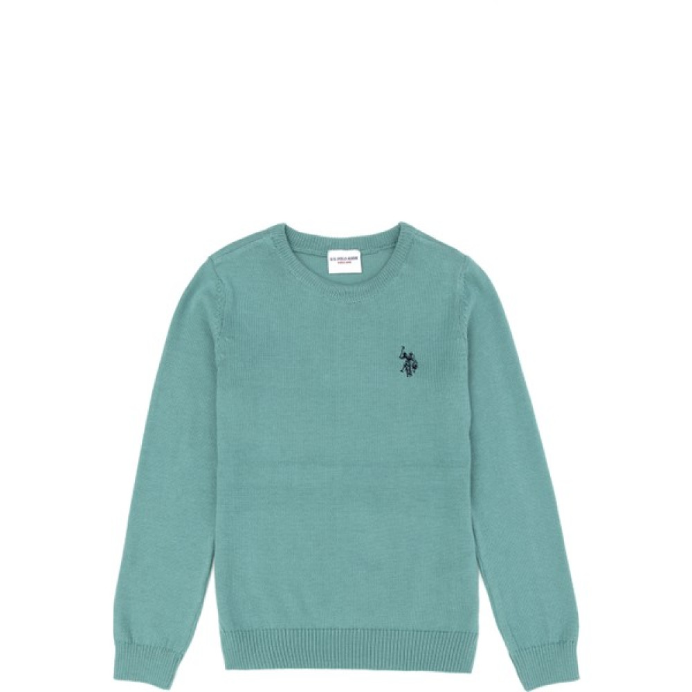 U.S. Polo Assn. Erkek Çocuk Mint Triko Kazak 50275846-VR090 Erkek Çocuk Kazak & Süveter & Triko Fiyatı