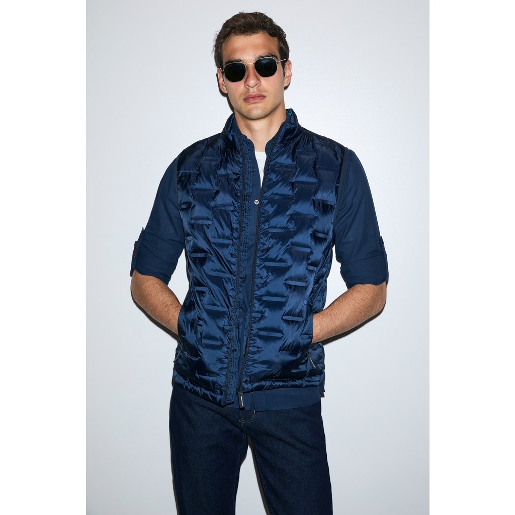 U.s. Polo Assn. Erkek Lacivert Yelek (Dokuma) 50319210-VR033 Erkek Yelek Fiyatı