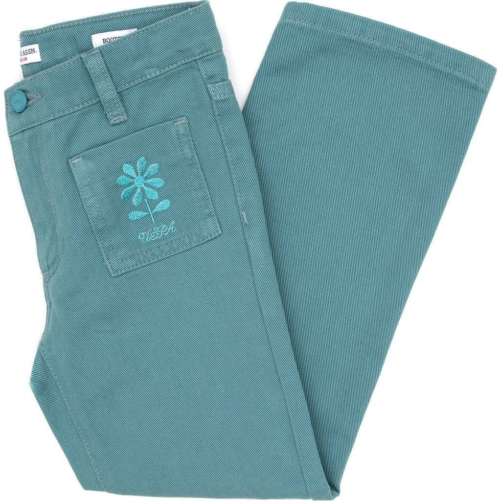 U.s. Polo Assn. Kız Çocuk Koyu Mint Pantolon (Kanvas-Chino) 50314779-VR152 Kız Çocuk Pantolon Fiyatı