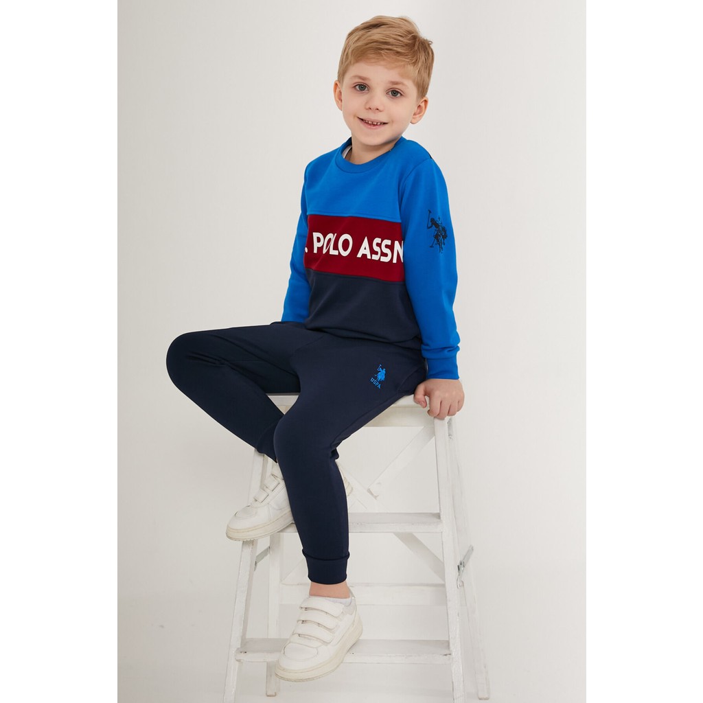 U.S. Polo Assn. Mavi Erkek Çocuk Eşofman Takımı Erkek Çocuk Eşofman Fiyatı