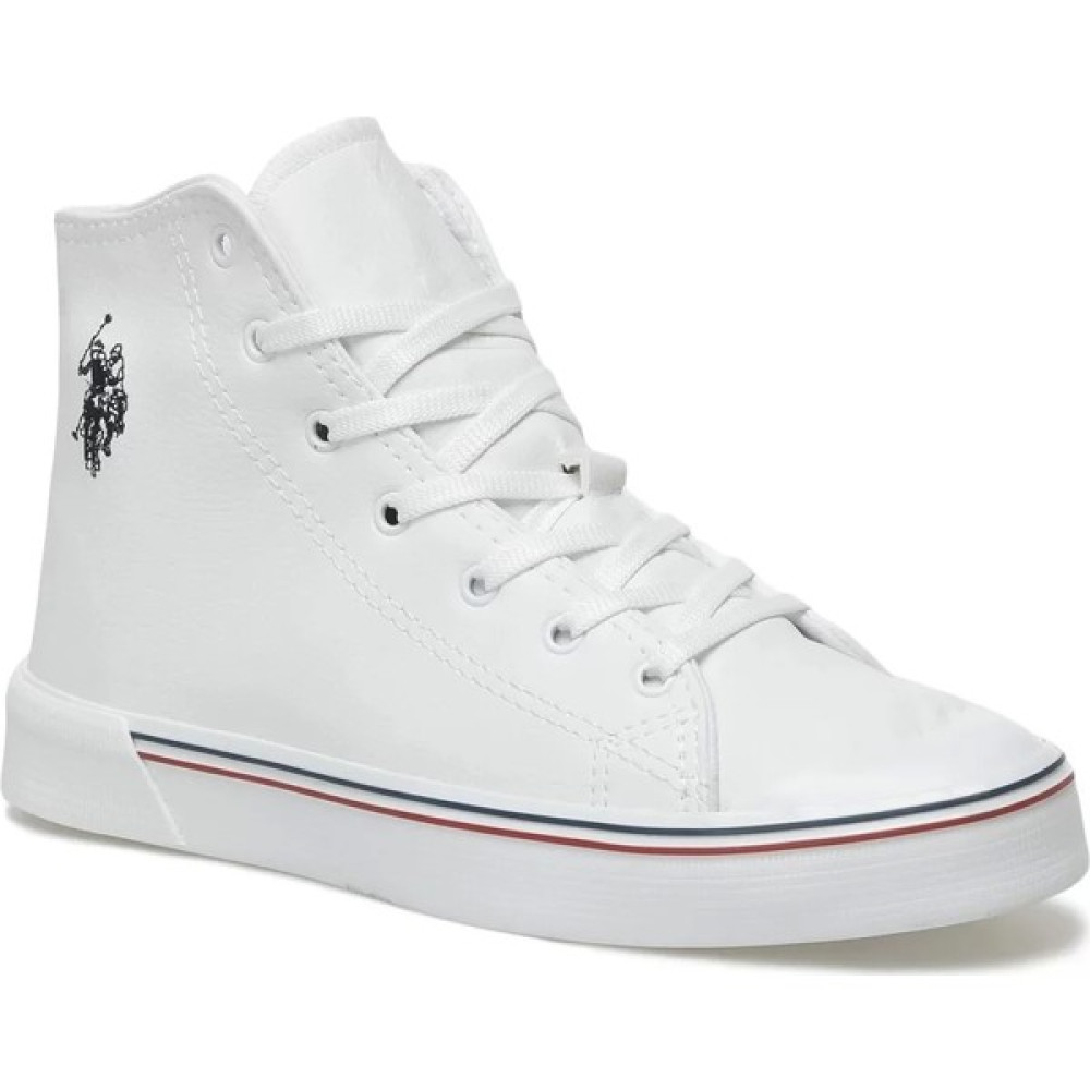 U.S. Polo Assn. U.s.polo Assn. Penelope High Wt Erkek Ayakkabi - Beyaz Erkek Günlük Ayakkabıları Fiyatı