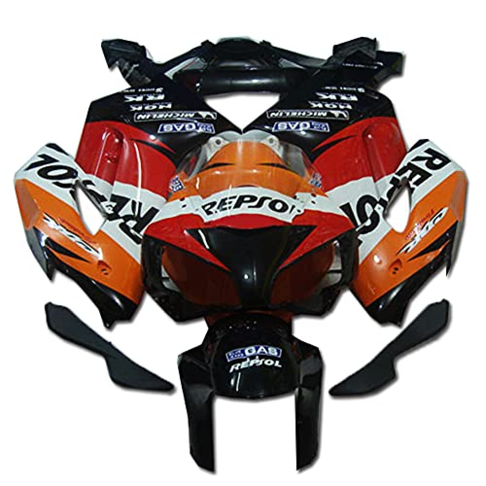 US STOCK Orange Repsol Fairing Fit for HONDA 2004 2005 CBR1000RR CBR 1000RR Injection ABS Plastics Aftermarket Bodywork Bodyframe Kit Set 04 05