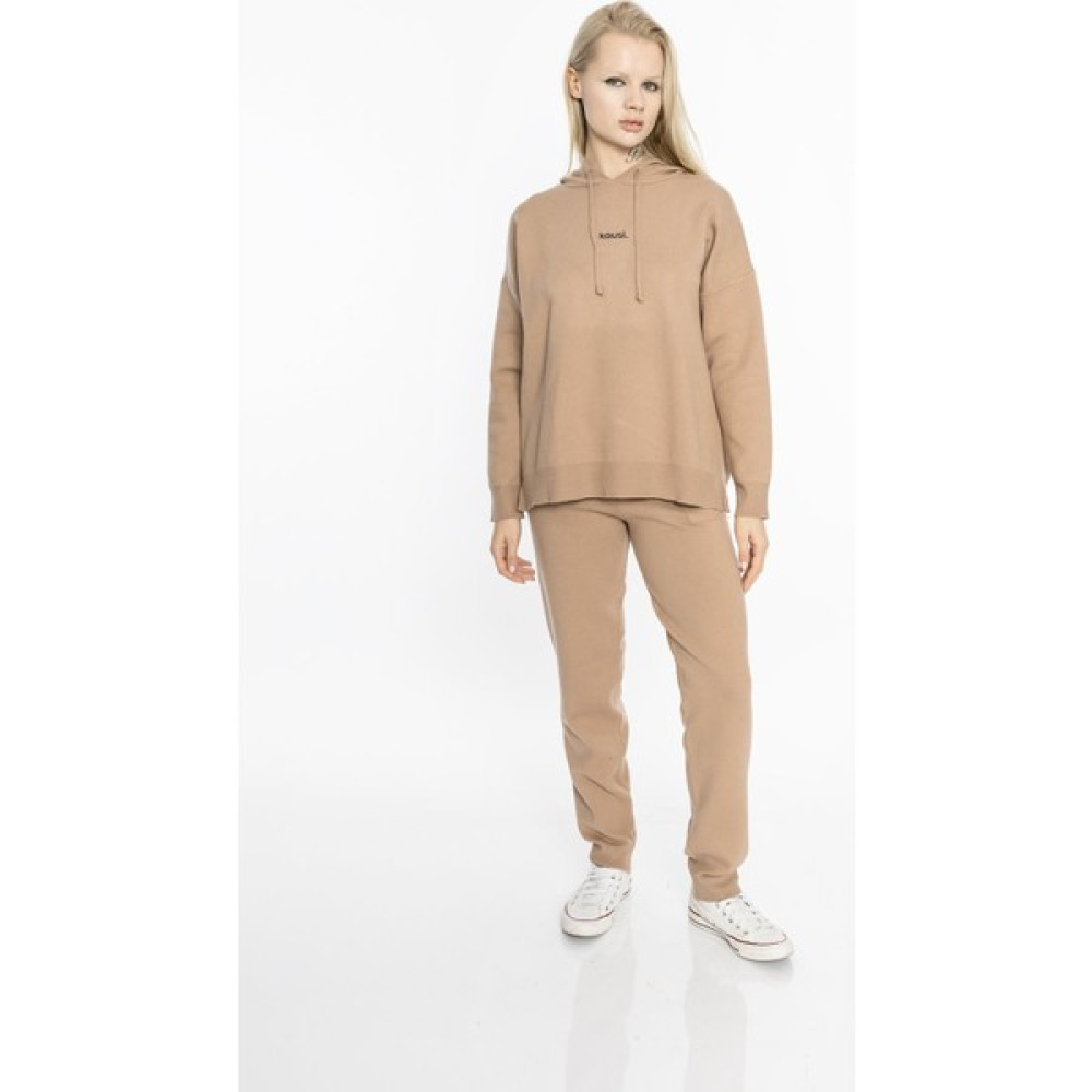 Usainte Triko Kumaş Kapüşonlu Sweatshirt ve Eşofman Altından Oluşan Kadın Loungewear Alt Üst Takım Bayan Sweatshirt Fiyatı