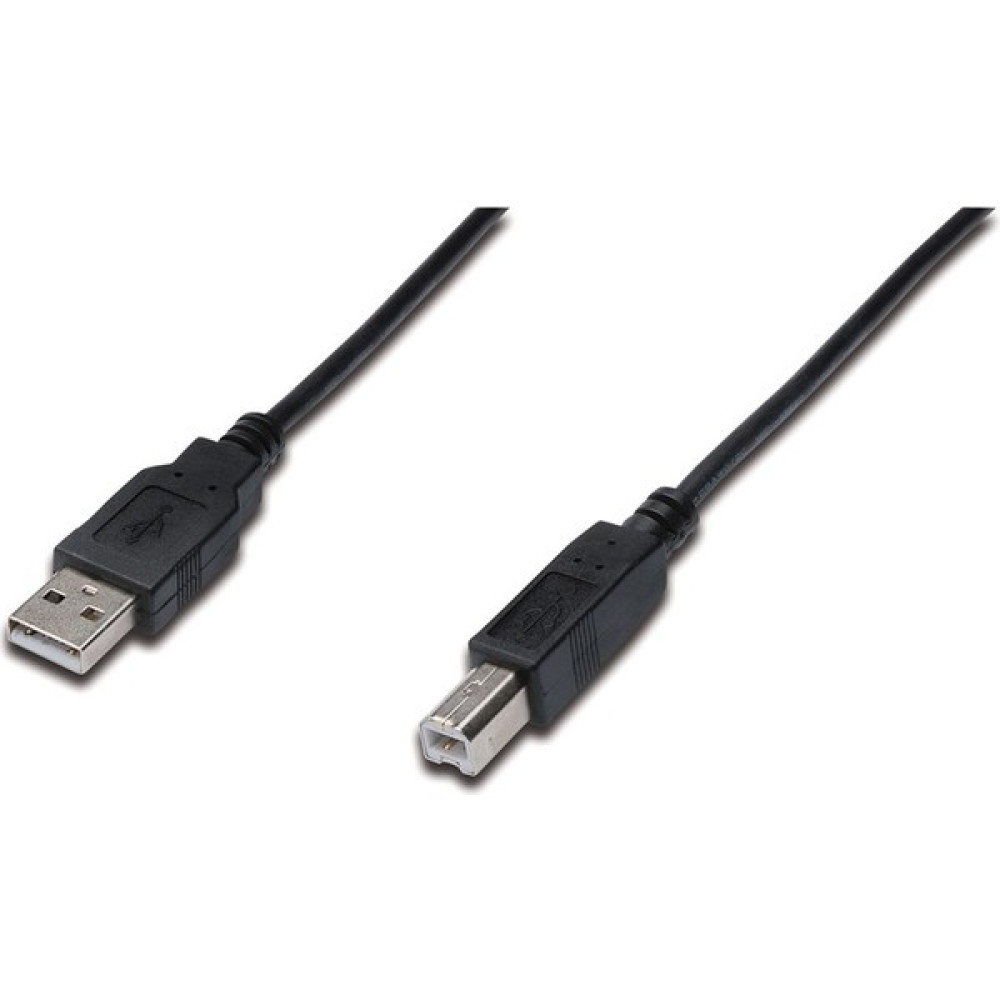 USB 2.0 Bağlantı Kablosu, USB A Erkek - USB B Erkek, 1 metre, AWG 28, UL, siyah renk Oto Boyaları Fiyatı