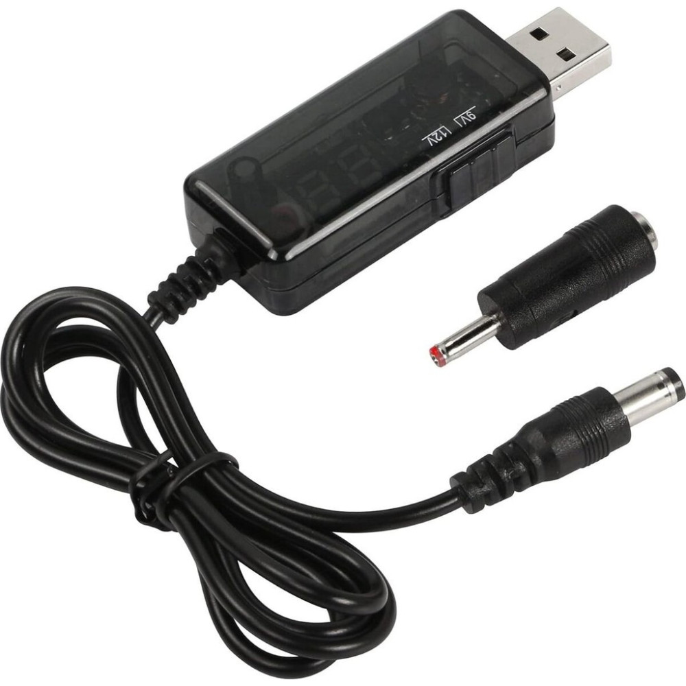 USB 5V/ 9V 12 Volt Dönüştürücü Kablosu, LED Göstergeli Voltaj Yükseltici 5 Volt Giriş 12V-9V Çıkış Network Aksesuarları Fiyatı