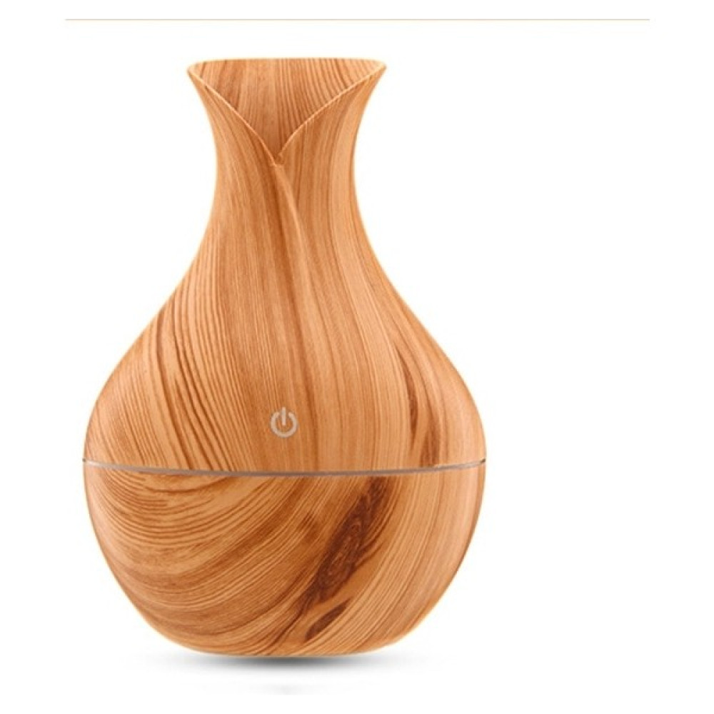 USB Ahşap Tahıl Esansiyel Yağı Difüzör Ultrasonik Nemlendirici Ev Aroma Difüzör Aromaterapi Mist Maker LED ile | Nemlendiriciler (Yurt Dışından) Hava Temizleme - Nemlendirme Cihazları Fiyatı