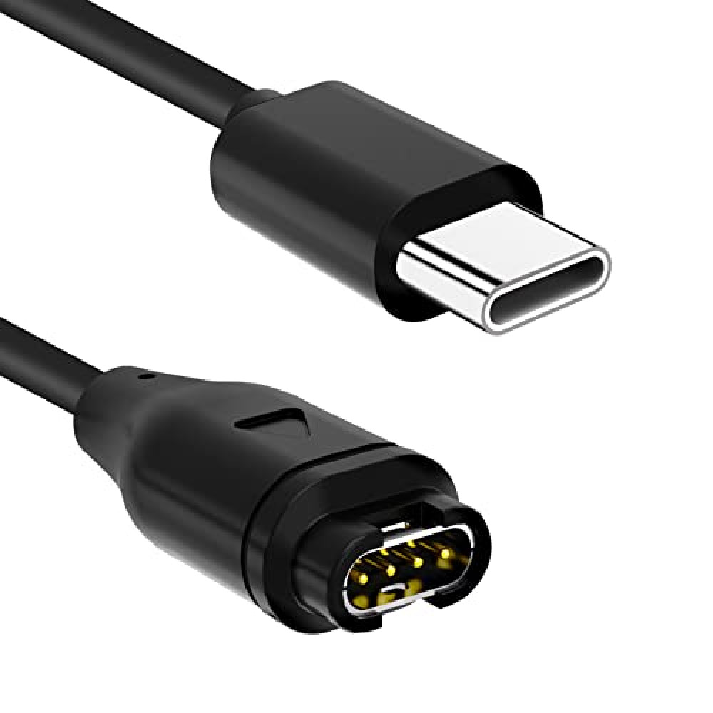 USB C Charger Compatible with Garmin Watch Charger, Data Sync Charging Cable for Garmin Fenix 7 7S 7X 6 6S 6X 5 5S 5X, Forerunner 965 945 245 45, Vivoactive 3 4 4s, Venu 2 2s, Instinct, 3.3FT/1M