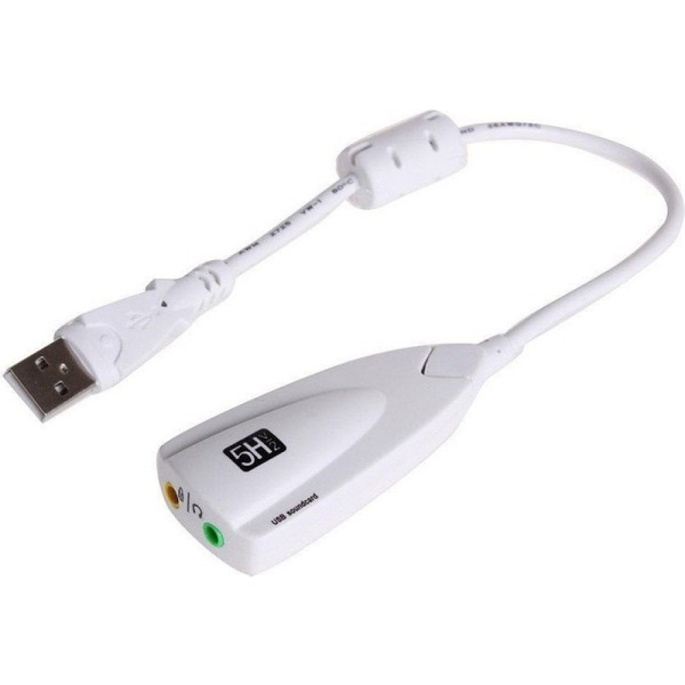 USB harici ses kartı Usb 7.1 5HV2 usb 2.0 ses kartı beyaz Ses Kartı Fiyatı