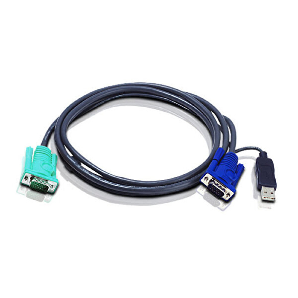 Usb Kvm (Keyboard/Video Monitor/Mouse) Switch İçin Kablo, 1.80 Metre, 1 X 15 Pin Sphd Erkek <-> 1 X Monitör 15 Pin Hdb Erkek, 1 X Klavye / Mouse Us... Ağ / Network Kablosu Fiyatı