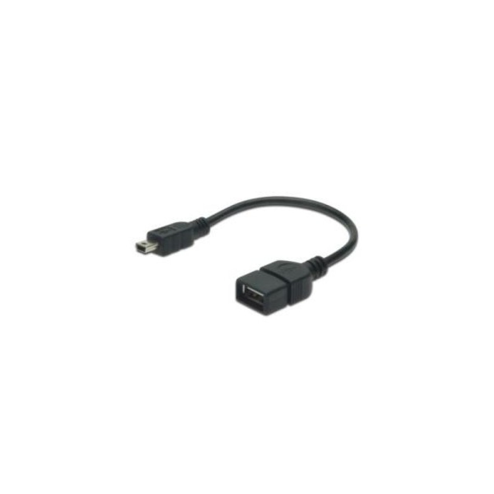 Usb On-The-Go (Otg) Kablosu, 0,20 Metre, Awg 28, Usb A, Dişi - Mini Usb B, 5-Pin, Erkek Seri & Paralel Kablo Fiyatı