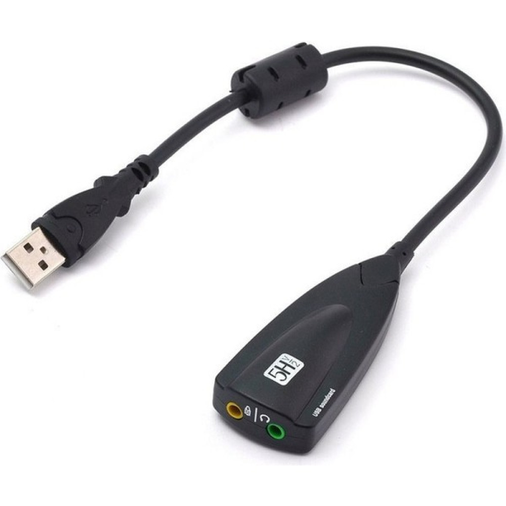 USB ses kartı 7.1 5HV2 USB harici Usb ses kartı Siyah Ses Kartı Fiyatı