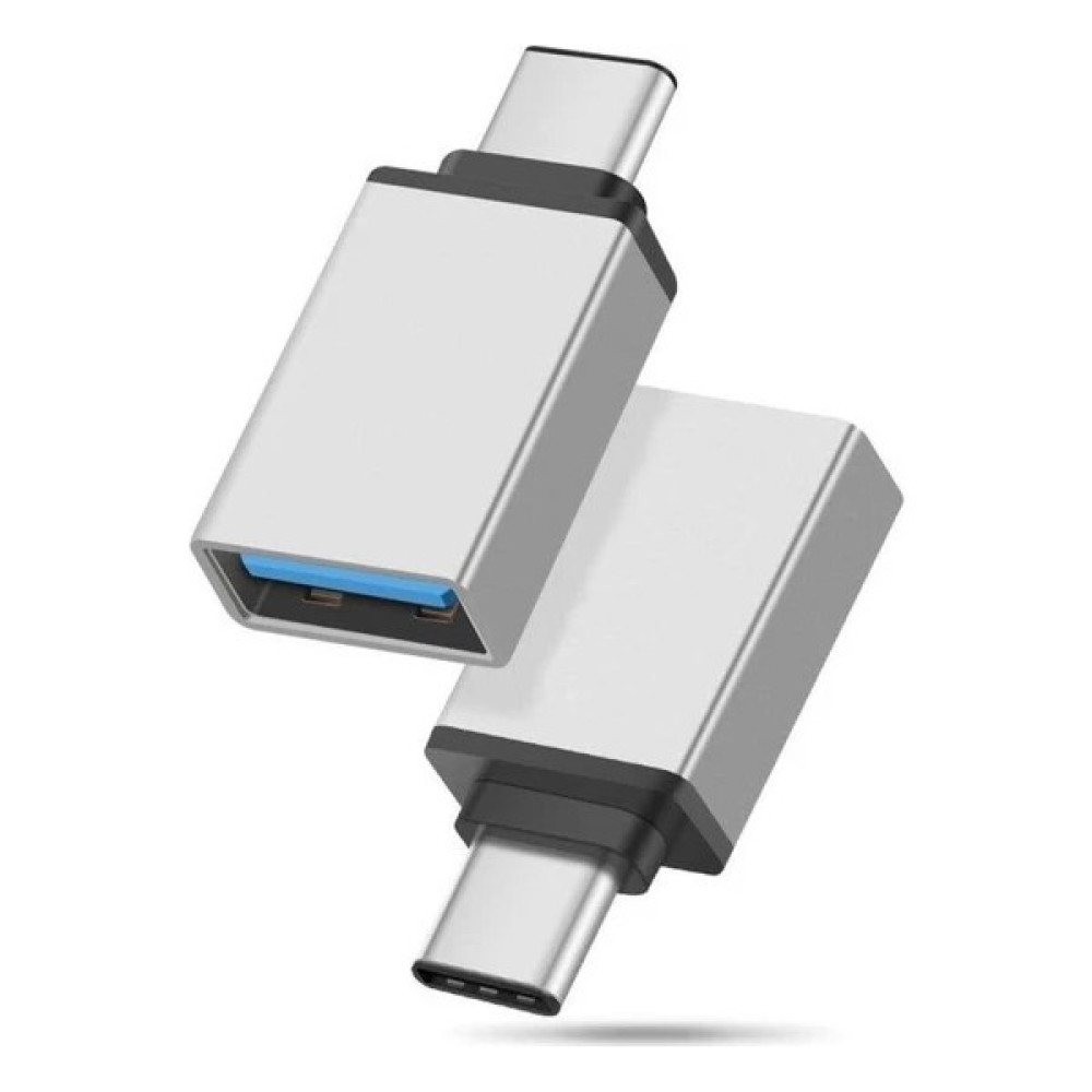 USB To Type-C Dönüştürücü Otg Çevirici Adaptör Metal - Gümüş Bilgisayar Çevirici ve Adaptörü Fiyatı