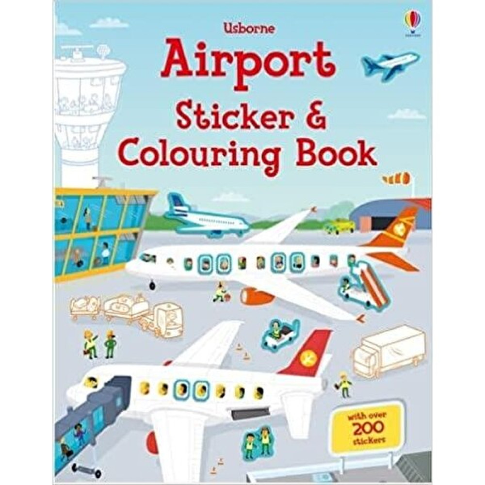Usborne Airport Sticker And Colouring Book - Simon Tudhope Okul Öncesi Eğitici & Öğretici Kitaplar Fiyatı