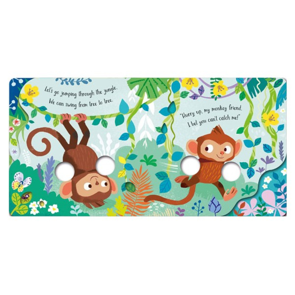 USBORNE PUBLİSHİNG Fingerwiggly Monkeys Usborne Okul Öncesi Eğitici & Öğretici Kitaplar Fiyatı