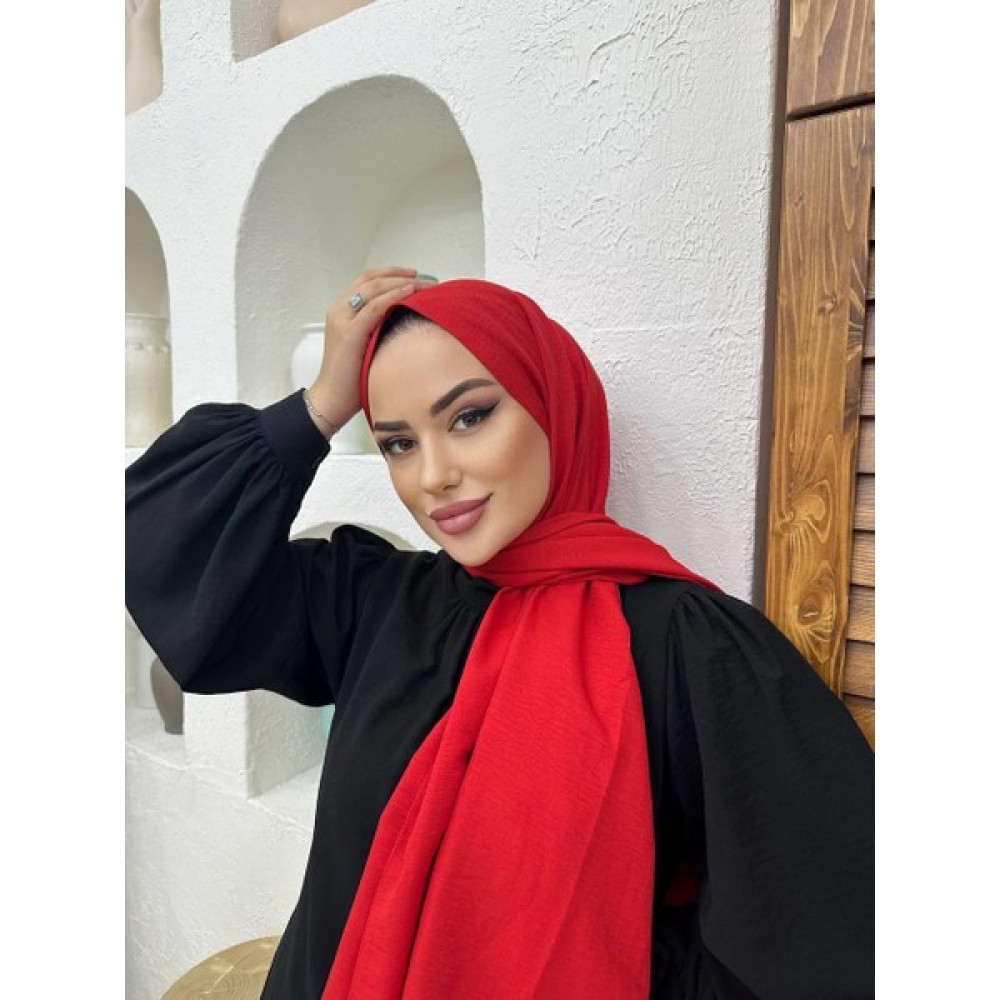 Useev Pamuk Kraş Şal Kırmızı Şal / Fular & Eşarp Fiyatı