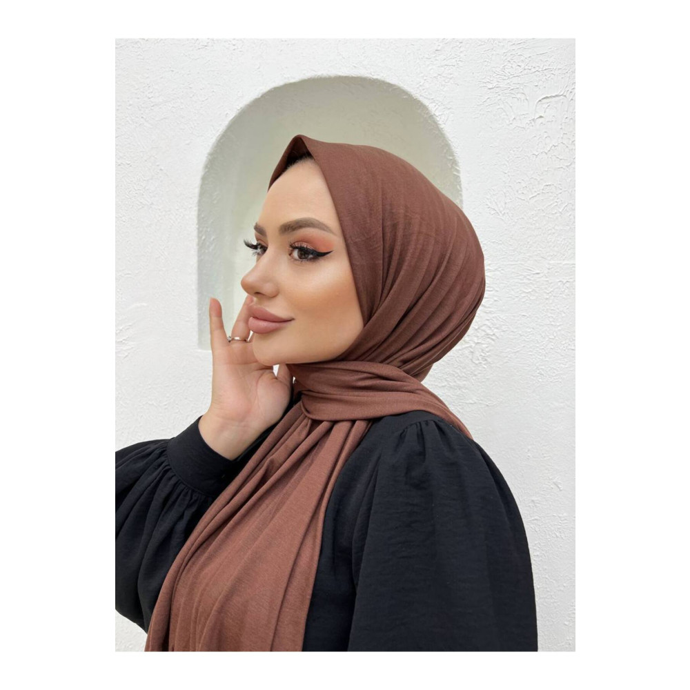 useev Penye Şal - Acı Kahve - 0001 70 x 180 Beden Şal Fiyatı