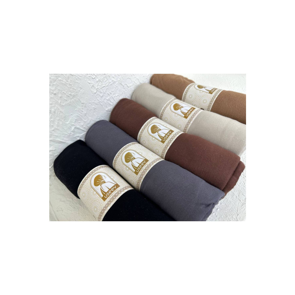 useev Penye Şal Set 5 Li - Siyah - Füme - Acıkahve - Karamel - Bej - 0005 70 x 180 Beden Şal Fiyatı