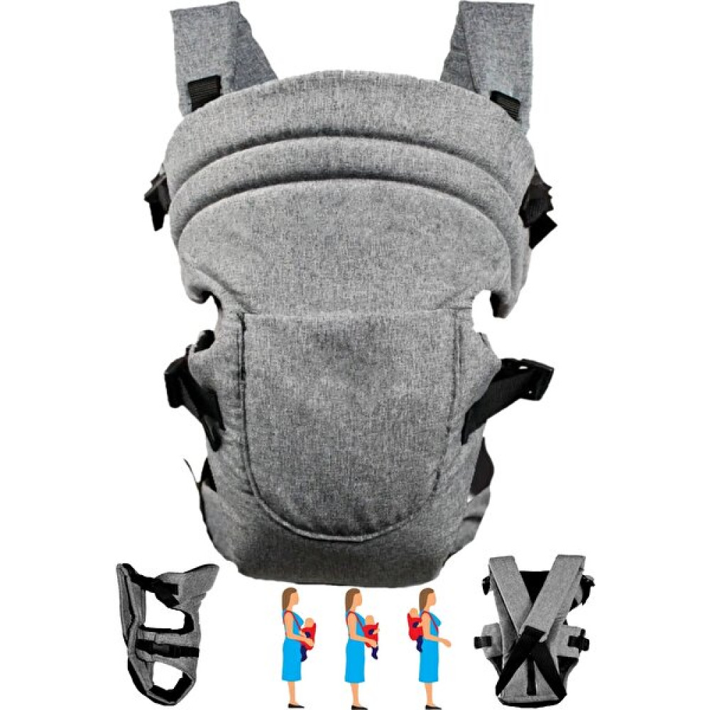 U.s.f Ergonomik Lüx Bebek Kangurusu - Bebek Taşıma Kanguru - Gri Bebek Arabası ve Pusetler Fiyatı