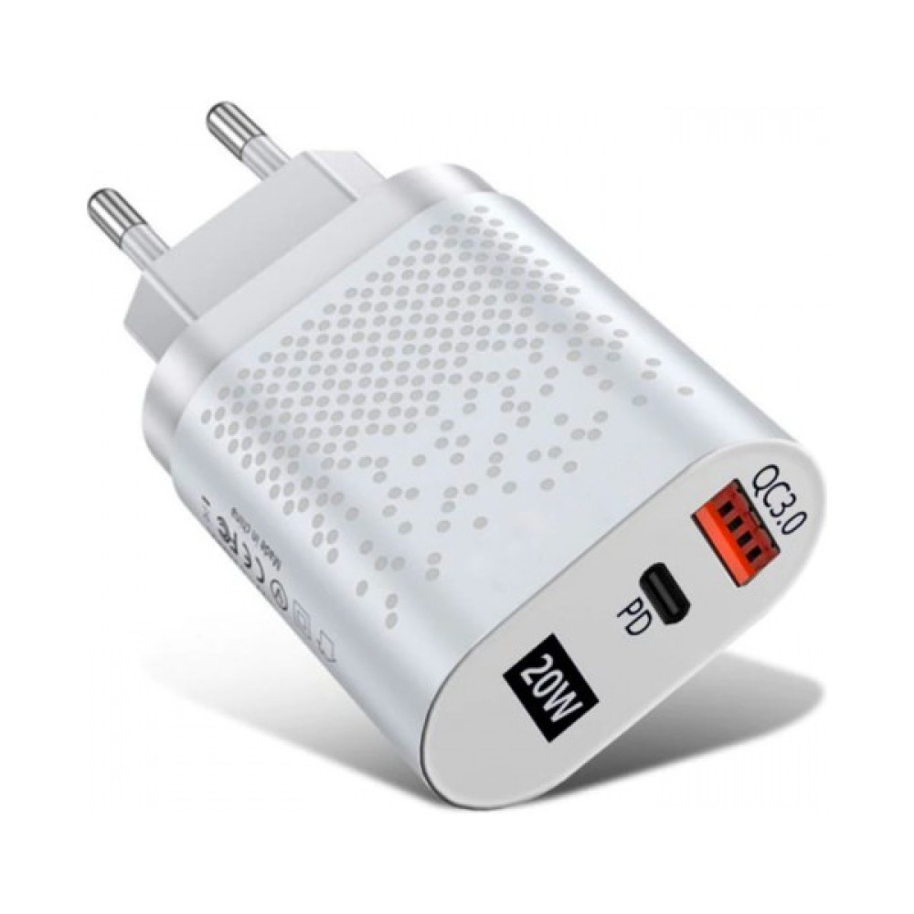 Uslion 20W USB Qc3.0 Şarj Pd3.0 Hızlı Şarj Aleti Şarj Başlık AL-34710 - Beyaz Cep Telefonu Şarj Cihazı Fiyatı