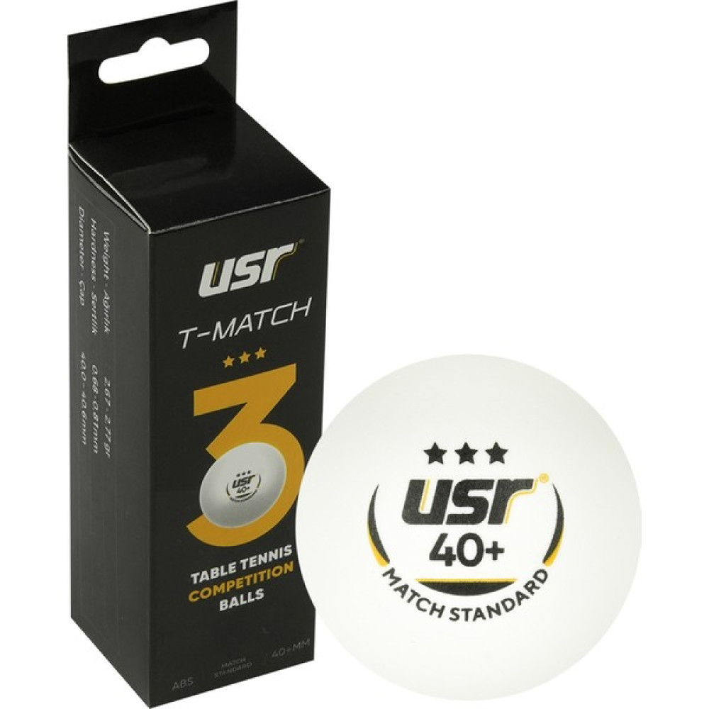 USR T-Match 3 lü 3 Yıldız Masa Tenisi Maç Topu Toplar Fiyatı