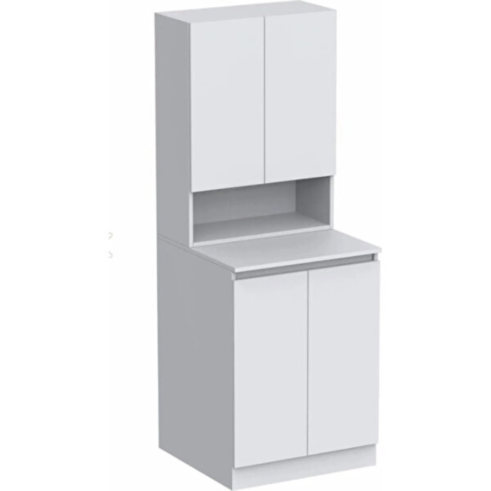 ÜST DOLAPLI ÇAMAŞIR-KURUTMA MAKİNASI DOLABI TAKIMI - MDF- UNIFIED TAKIM mo9 - Beyaz Banyo Dolabı / Mobilyası Fiyatı