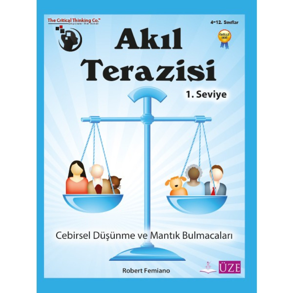 Üstün Zekalılar Enstitüsü Akıl Terazisi 1. Seviye 4-12. Sınıflar Aktivite & Eğitici Kitaplar Fiyatı