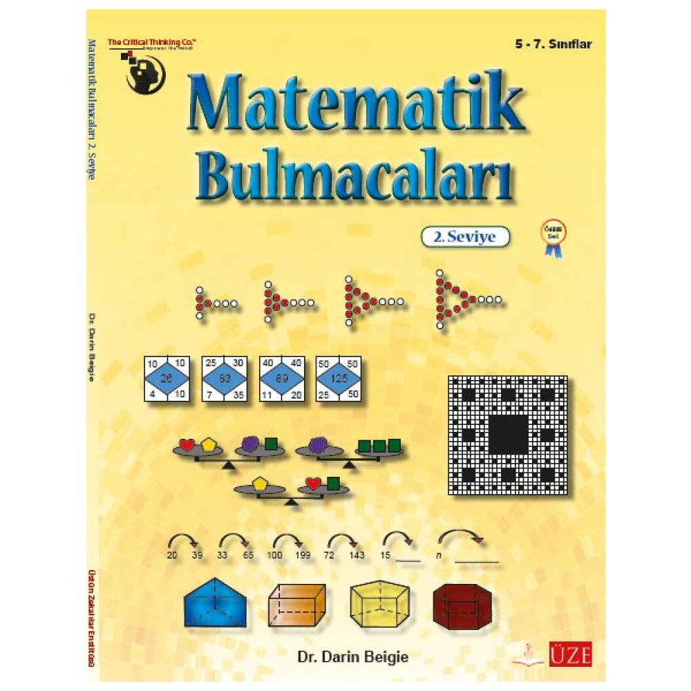 Üstün Zekalılar Enstitüsü Matematik Bulmacaları 2. Seviye Zihinsel Gelişim Kitapları Fiyatı