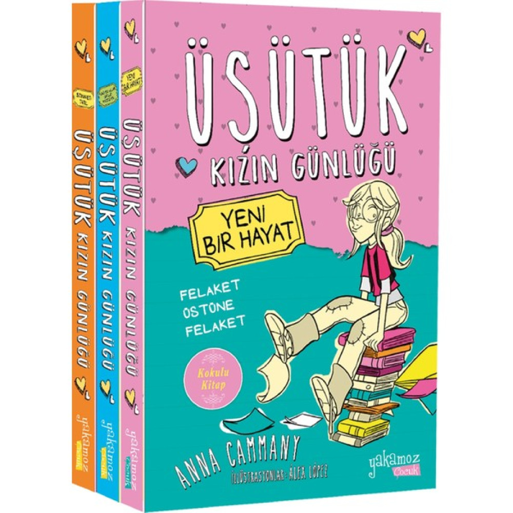 Üşütük Kızın Günlüğü Seti (3 Kitap) -Anna Cammany Çocuk Roman Fiyatı