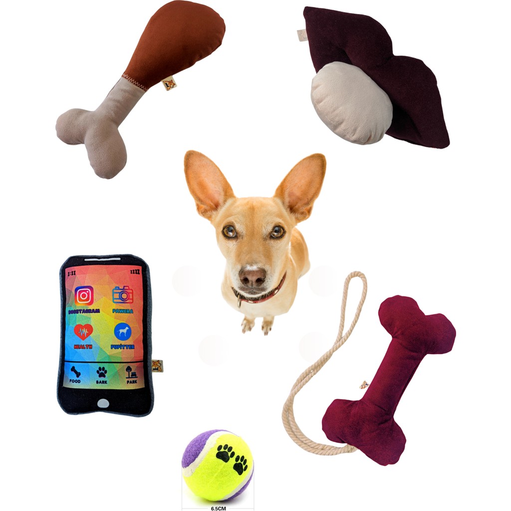 Utd Pet 5'li Köpek Oyuncak Seti ( Kemik Oyuncaklı) - Kırmızı Anne Bebek Oyuncak Fiyatı
