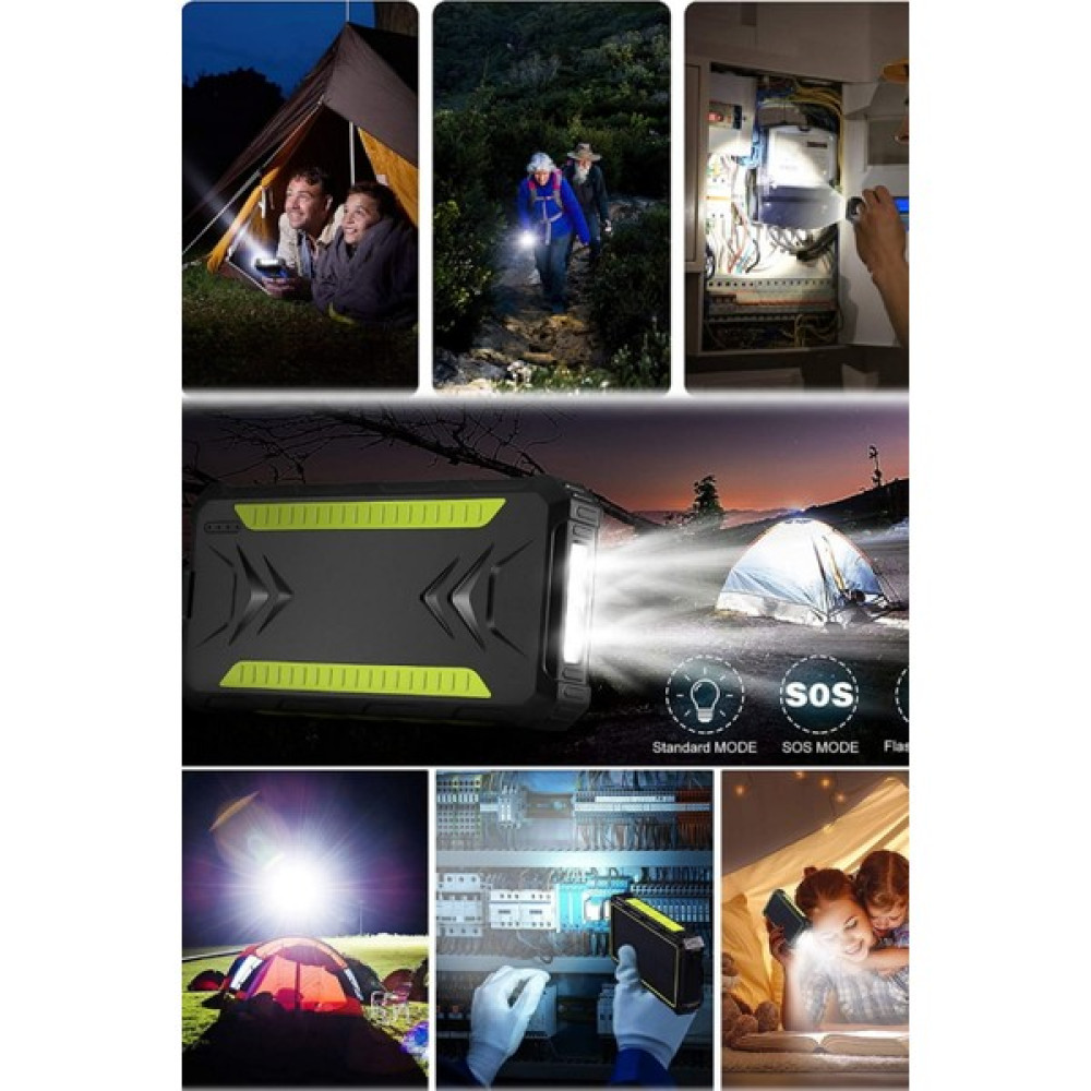 Utelips Deprem ve Afetler Için Fenerli Aydınlatıcı 20.000 Mah Solar Güneş Enerjili Powerbank Şarj Aleti Pro Taşınabilir Şarj Cihazı - Powerbank Fiyatı