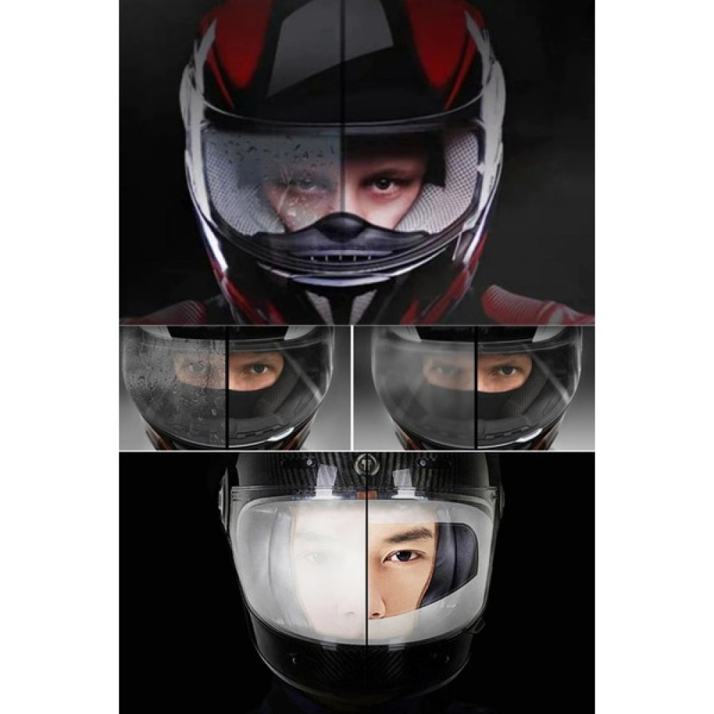 Utelips Film Yağmur Buğ Engelleyici Su Kaydırıcı Cam Pro Tüm Kasklara Uyumlu Motorsiklet Kask Ön Cam Sticker Motorsiklet Kaskları Fiyatı