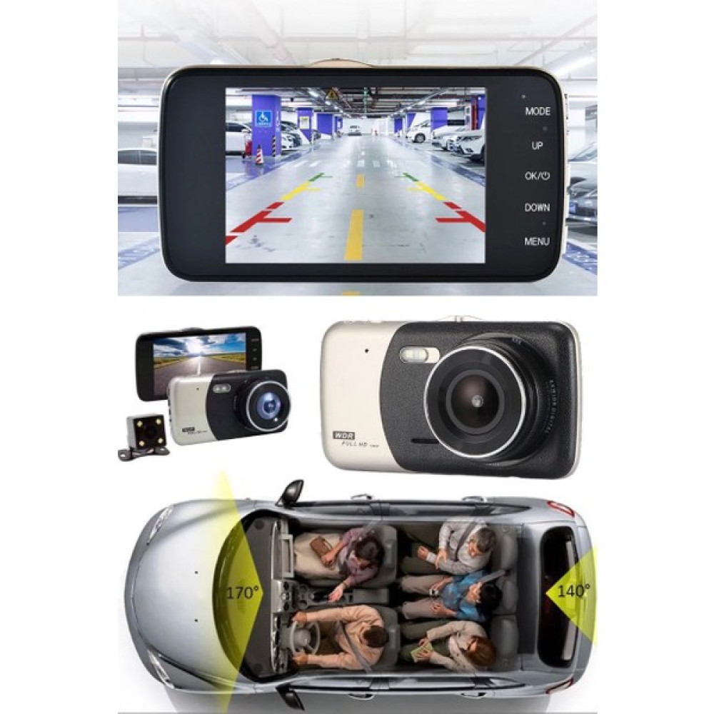 Utelips Full Hd 1080P Cama Takılan Araç Kayıt Kamerası Ön Yol Kayıt Kamerası & Arka Park Sensörlü Kamera Cep Telefonu Tutucu Fiyatı