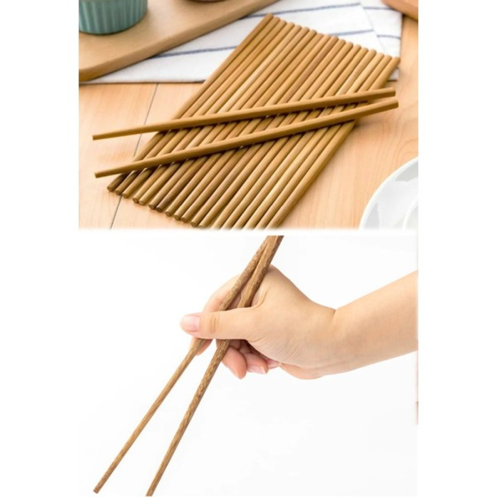Utelips Herzaman Kullanılabilir Chopsticks Ahşap Bamboo Çinlilere Özel Çatak Set 10 Çift Ultra Kaliteli Set Çatal / Kaşık / Bıçak Takımları Fiyatı