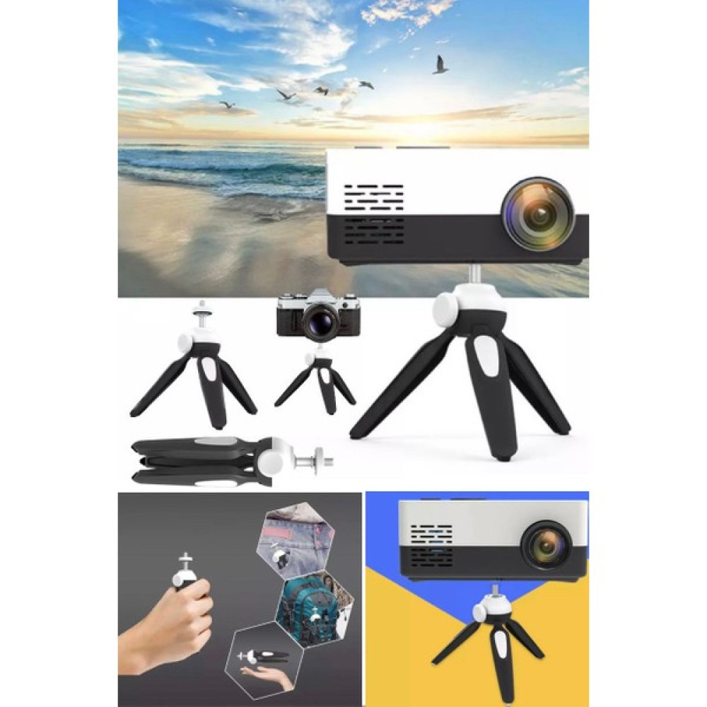 Utelips Masaüstü Projektör Standı Taşınabilir Oynarlı Stand Siyah Taşınabilir Selfie Tripod Kaymaz Mükemmel Tripodlar Fiyatı