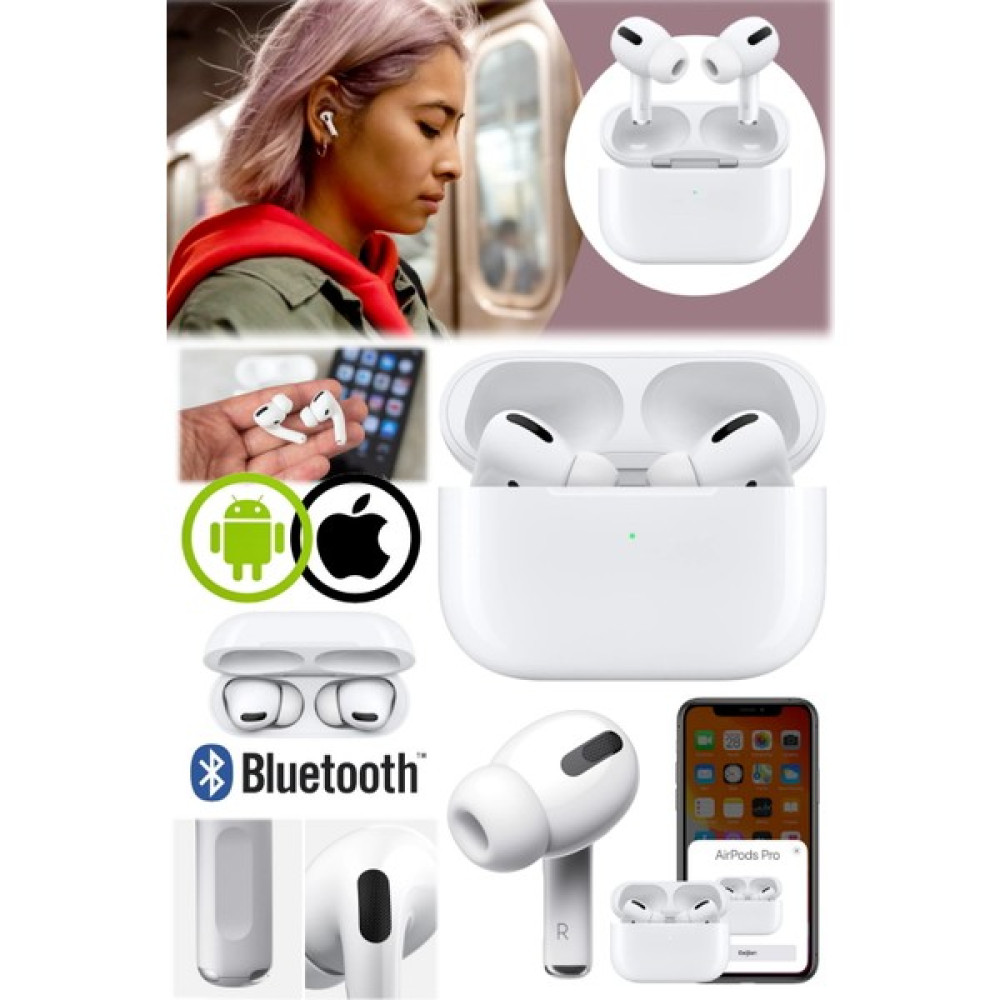 Utelips Pro Nesil Airbods Şarjlı Beyaz Bluetooth Kulaklık Kablolu Birebir Boyut​ Apple Uyumlu Iphone Andro Kulak Üstü Kulaklık Fiyatı