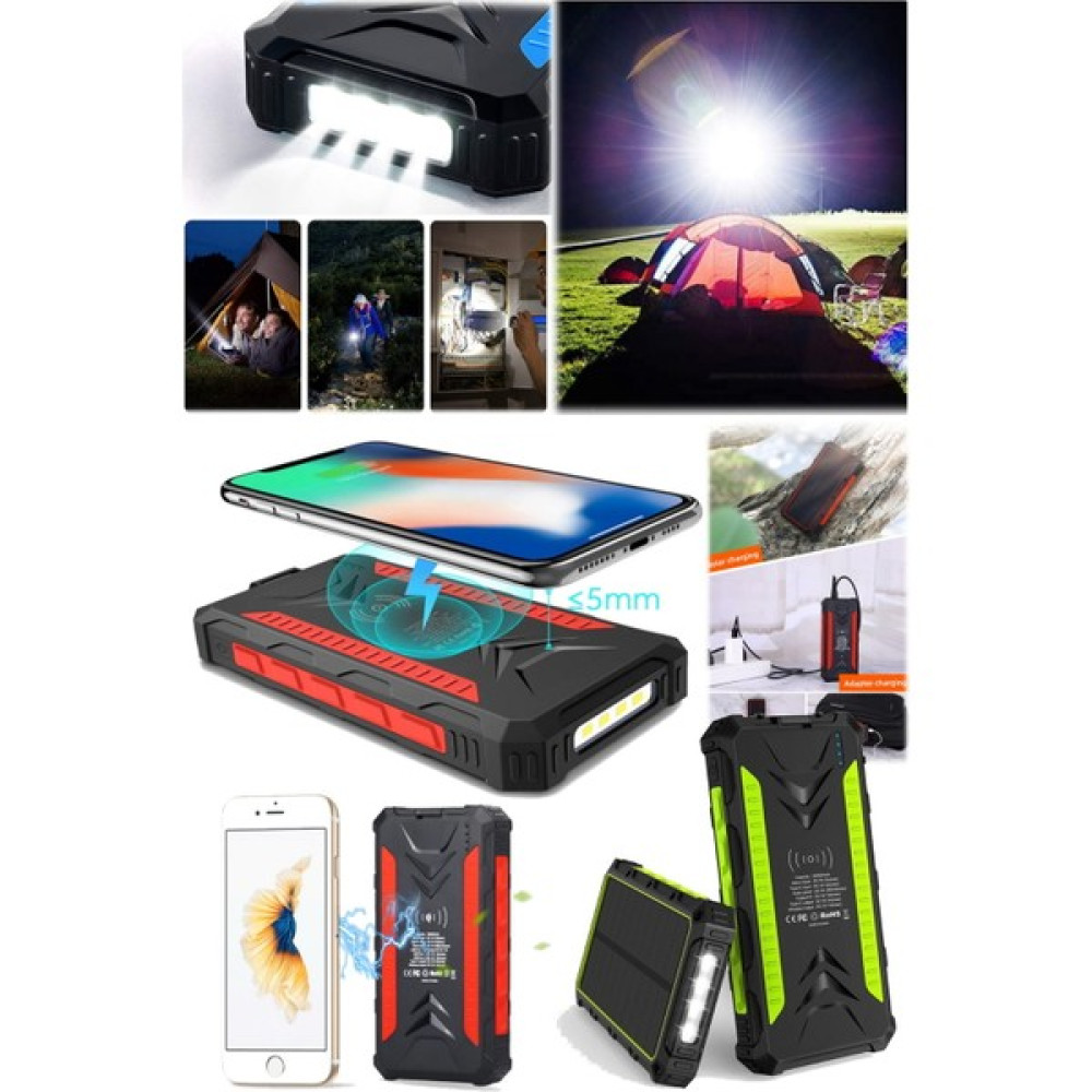 Utelips Profesyonel Ömürlük Su Geçirmez Güneş Enerjisi Panelli Deprem Bölgesi Temassız Şarj Cihazı 20.000MAH Taşınabilir Şarj Cihazı - Powerbank Fiyatı