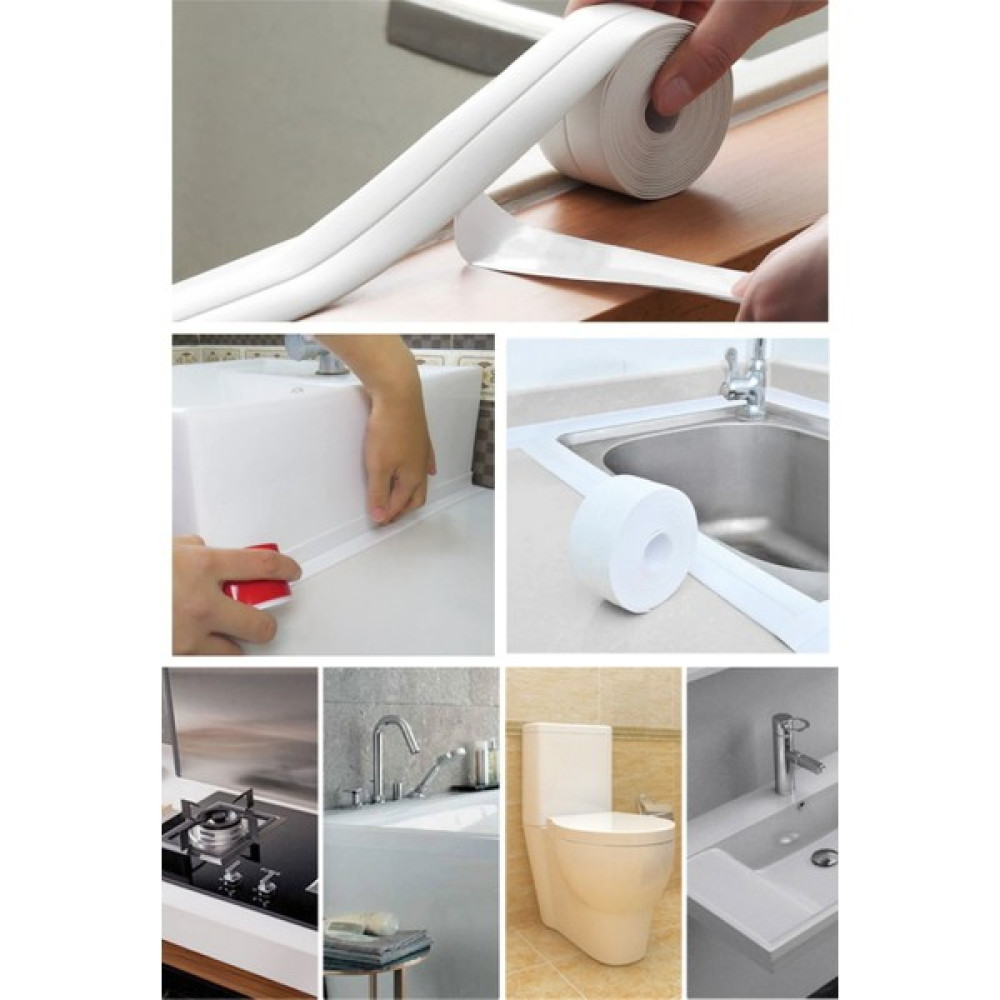 Utelips Profesyonel Su Sızdırmaz Akıllı Küvet Lavabo Klozet Banyo Mutfak Kenar Bandı Yapışkanlı Şerit Bant Selobant Fiyatı