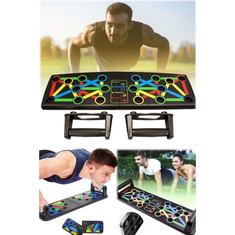 Utelips Push-Up Evde Fitness Kondisyon Ders Pilates Tahtası Şınav 14 Bölge Tüm Foksiyonları Çalıştıran Şınav Masaj Cihazları Fiyatı