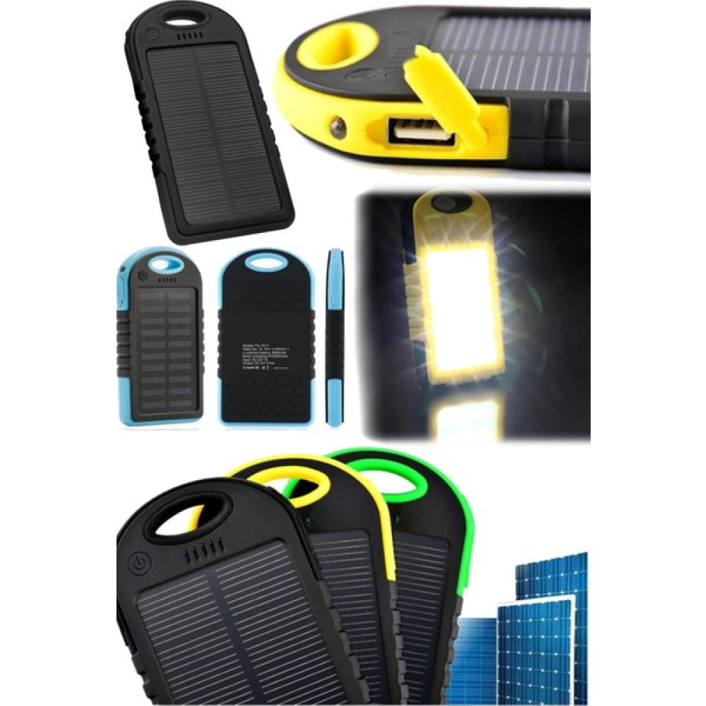 Utelips USB Powerbank 10.000 Mah Kamp Outdoor Şarj Kutusu Fenerli Güneş Enerjili Powerbank Hızlı Şarj Eden Taşınabilir Şarj Cihazı - Powerbank Fiyatı