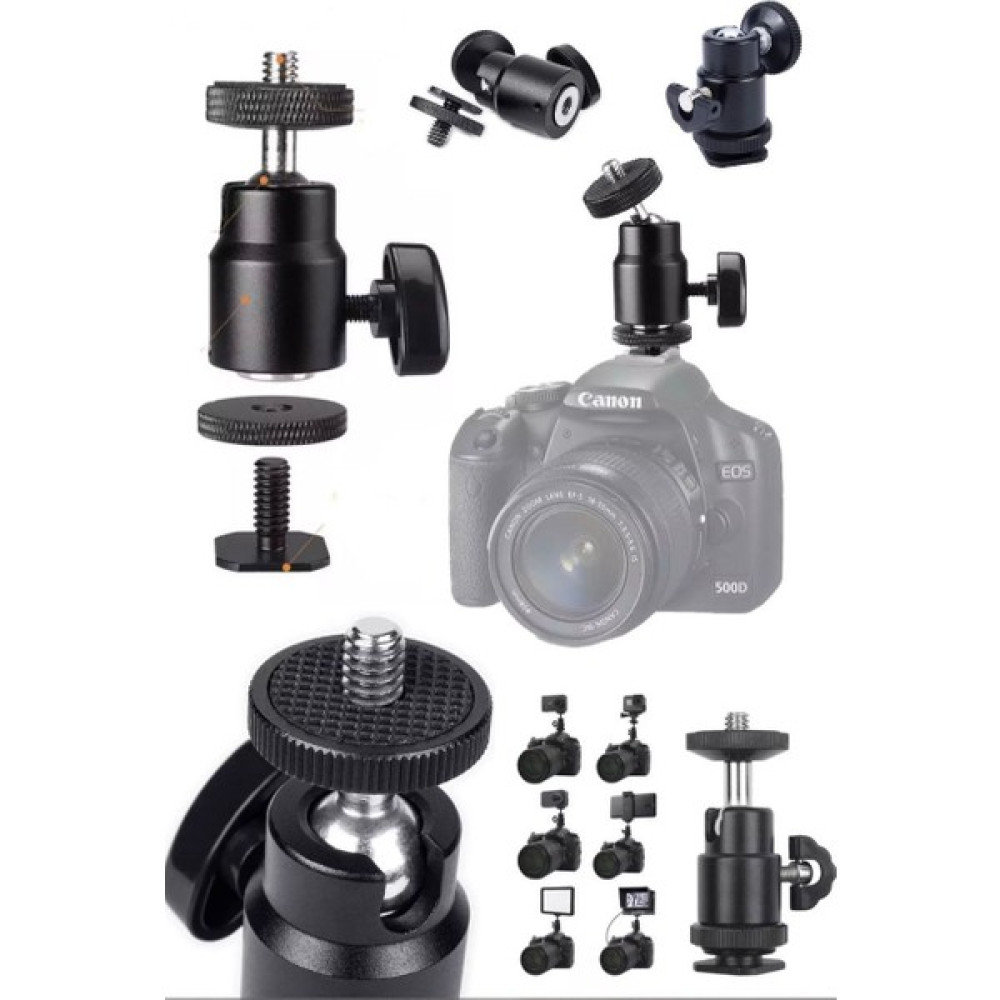 Utelips Video Kamera Işık Braketi Yeni Için Mini Bilyalı Kafa Vidalı Tripod Montajı Profesyonel Dslr Kamera Tripodlar Fiyatı