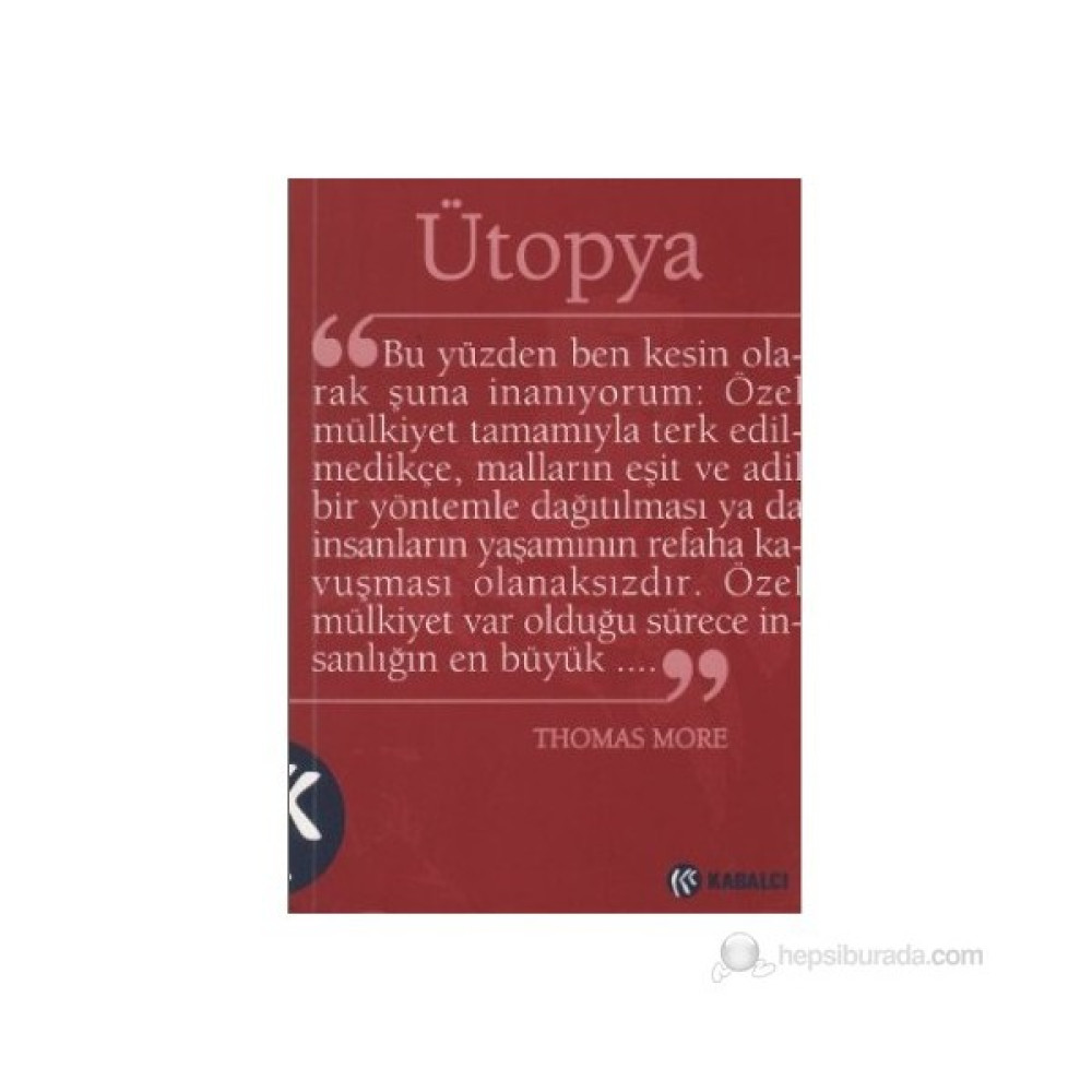 Ütopya (Türkçe Çeviri) - Thomas More Felsefe Kitapları Fiyatı