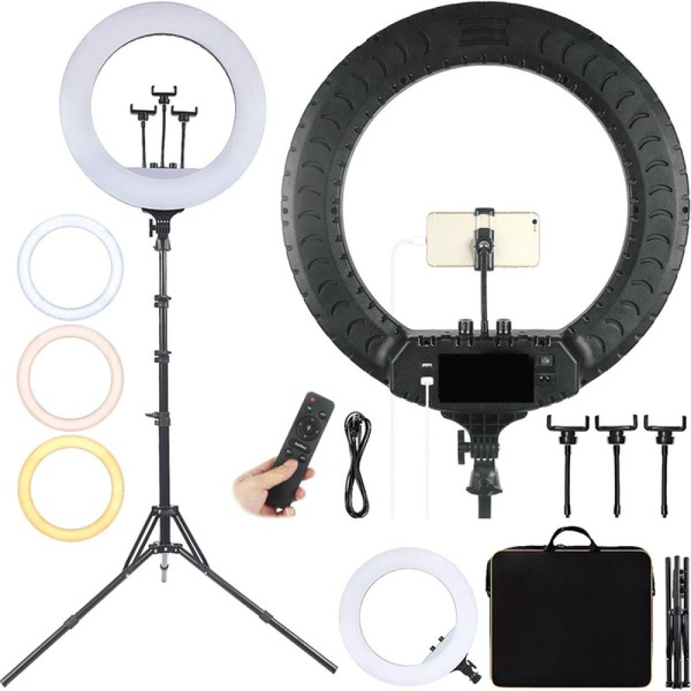 Utp 18" Ring Light Kuaför Makyaj Uzaktan Kumandalı + 2 M Ayak Video Kamera Aksesuarları Fiyatı